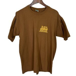 Co. Lux Personajes Mayas Guatemala Brown Graphic T-Shirt Men’s XL 100% Cotton